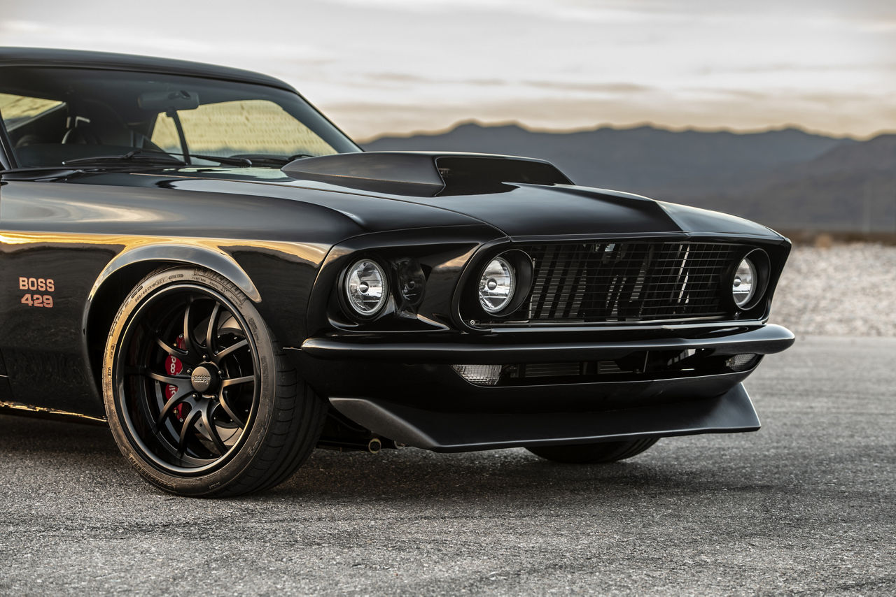 1969 Ford Mustang Boss 429 American Racing Vf529 Black American